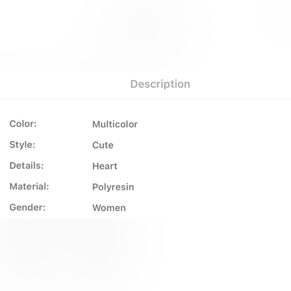 Heart Drop Earrings - Picture 5 of 5